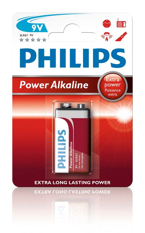 KAMPANJ ERBJUDANDE Batteri 9V Philips Power Alkaline 